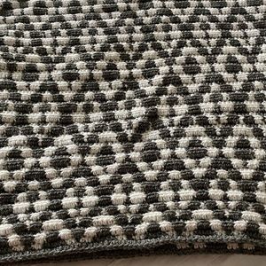 Crocheted aphgan throw handmade